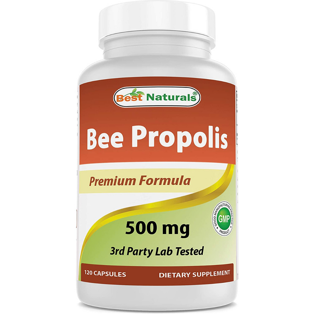 عكبر النحل 500 ملجم 120 كبسولة Best Naturals Bee Propolis
