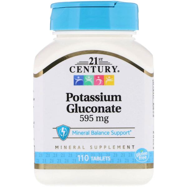 بوتاسيوم جلوكونيت 99 ملغم 110 كبسولة Potassium Gluconate (Best Before 01-07-2024)
