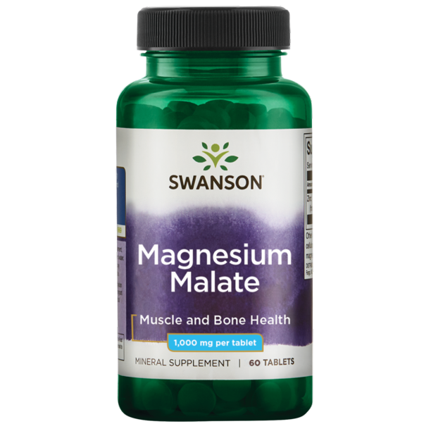 مغنيسيوم ماليت 150 ملجم 60 قرص Swanson Magnesium Malate
