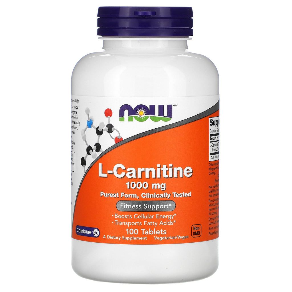 ل كارنتين 1000ملغم 100 كبسولة NOW Foods L-Carnitine