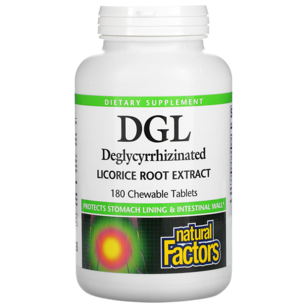 مستخلص عرق سوس يعادل 4000 ملغم 180 قرص DGL, Licorice Root Extract