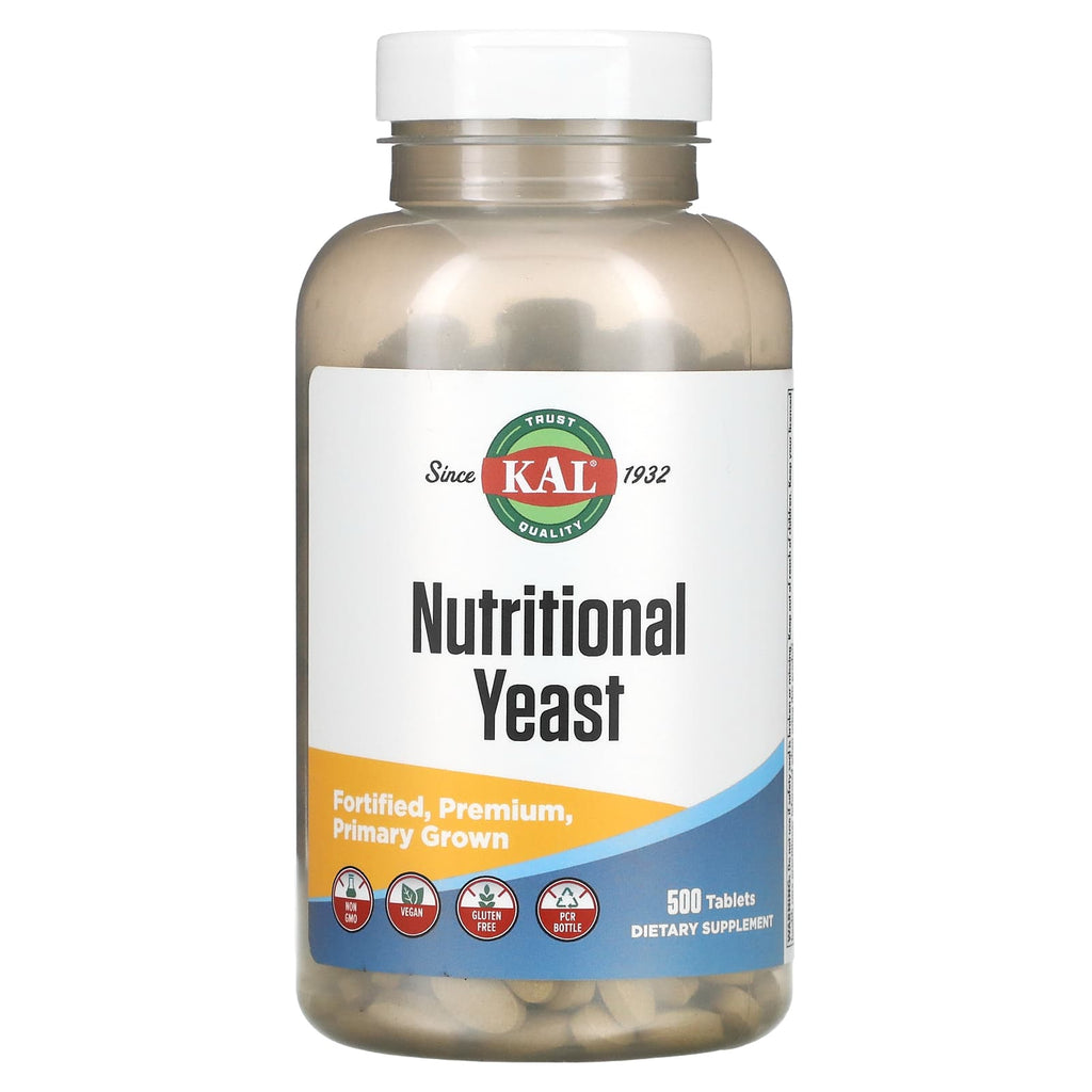 الخميرة الغذائية 500 ملغم 500 قرص KAL Nutritional Yeast (Best Before 01-02-2027)