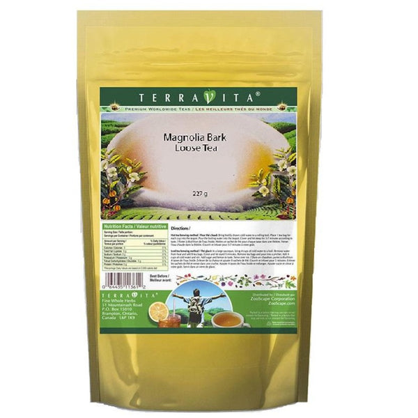 لحاء مغنوليا للصحة النفسية 227 جرام TERRAVITA Magnolia (Hou Po) Bark Tea (loose) (Best Before 01-08-2026)