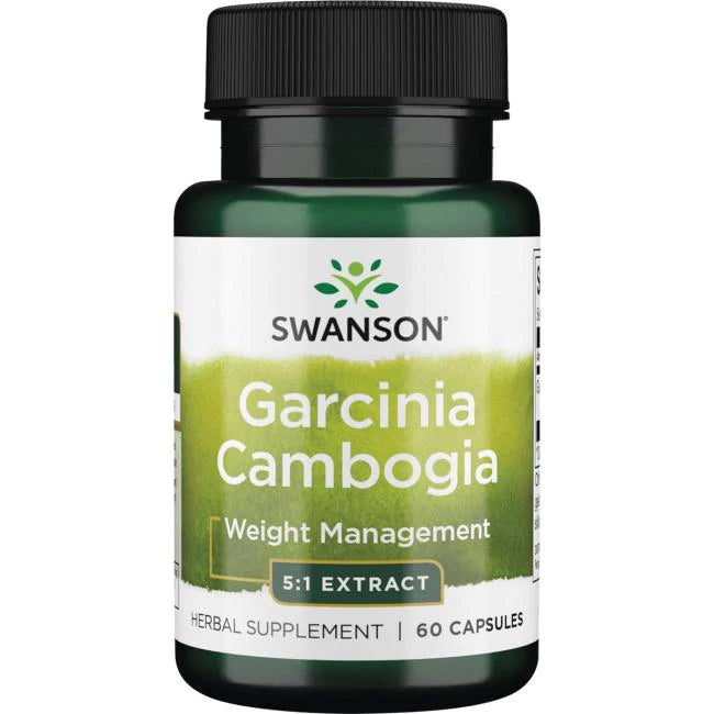 مستخلص غارسينيا كامبوجيا تعادل 400 ملجم 60 كبسولة Swanson Garcinia Cambogia 5:1 Extract