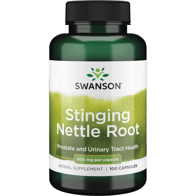 جذور القراص 500 ملغم 100 كبسولة Swanson Stinging Nettle Root (Best Before 01-03-2026)