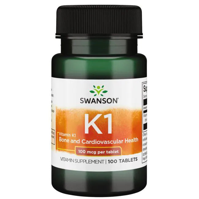 فيتامين ك1 100 مكجم 100 قرص Swanson Vitamin K1