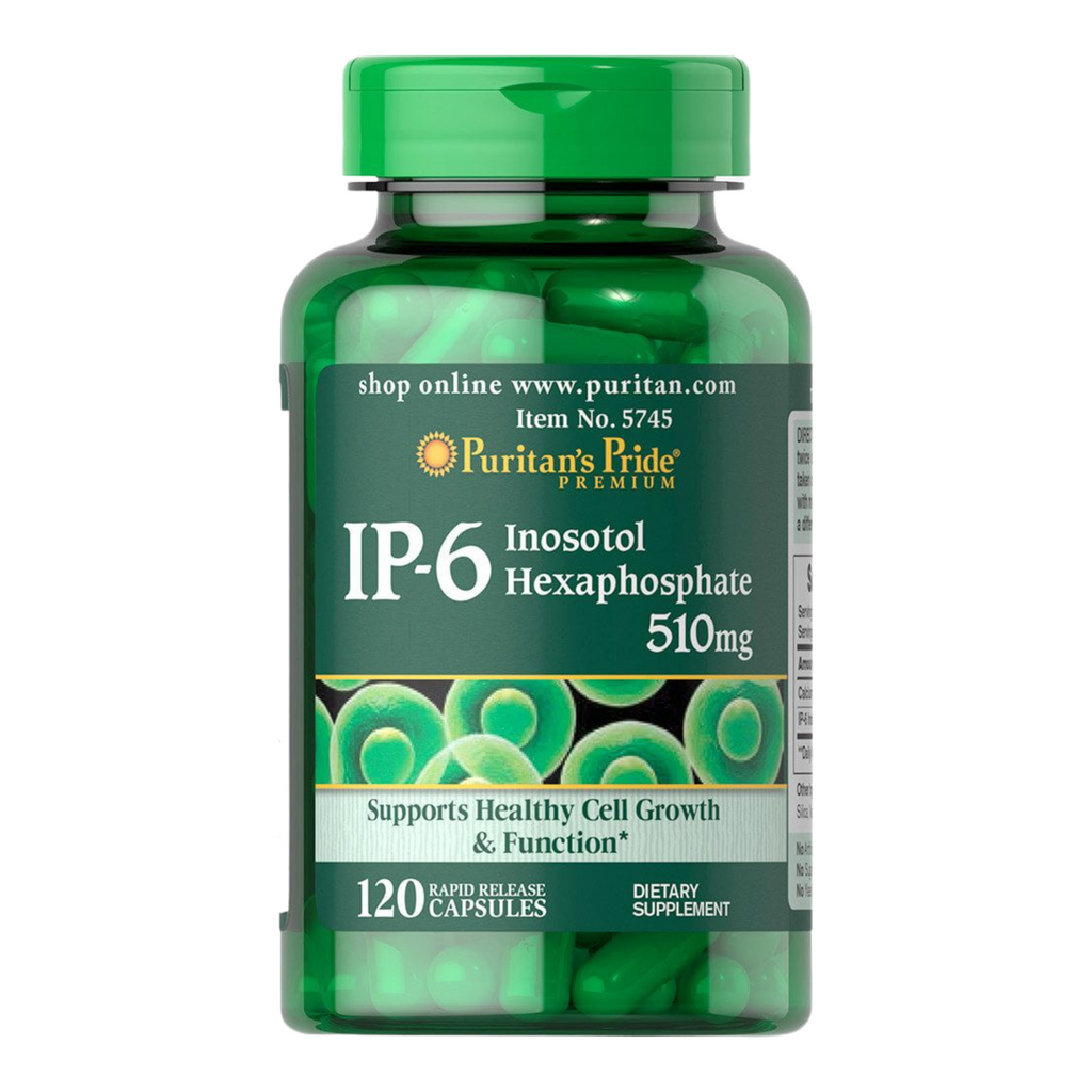 إينوزيتول ب8 الأفضل 510 ملغم 120 كبسولة IP-6 Inositol B8 Hexaphosphate