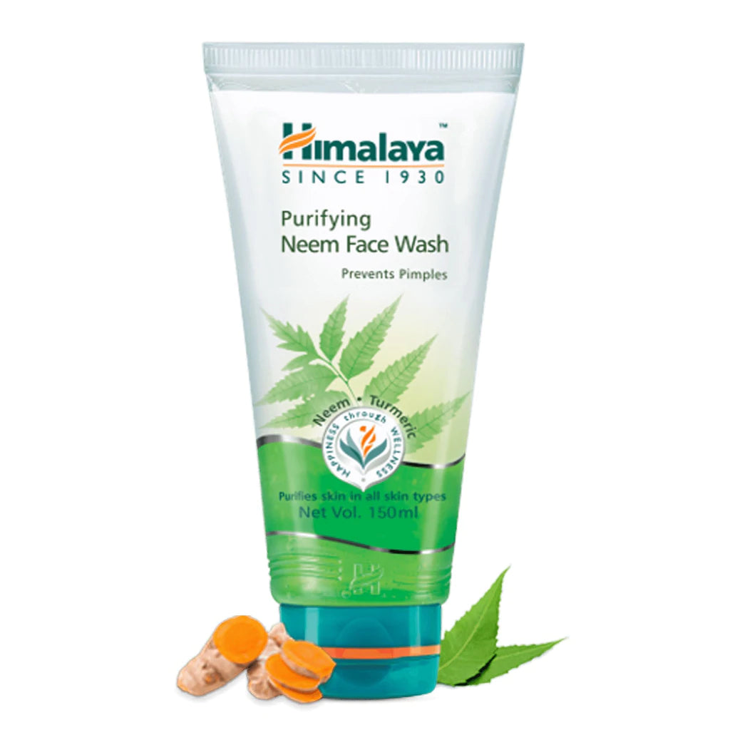 غسول النيم لتنقية الوجه وتنظف الشوائب وإزالة البثور 150 مل Himalaya Purifying Neem Face Wash