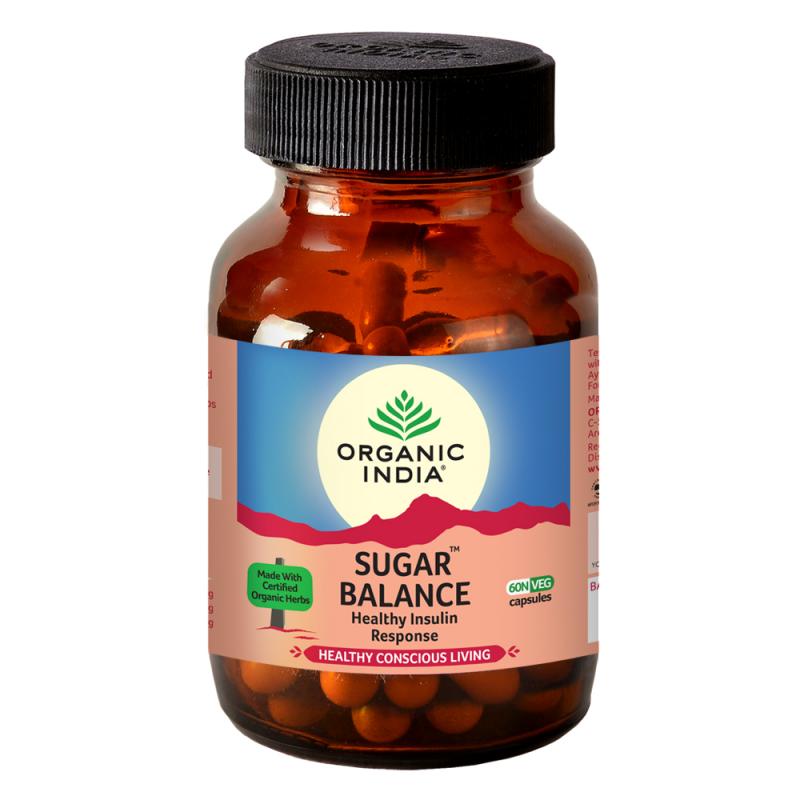أعشاب تنظيم مستويات السكر العضوية 60 كبسولة ORGANIC INDIA Sugar Balance